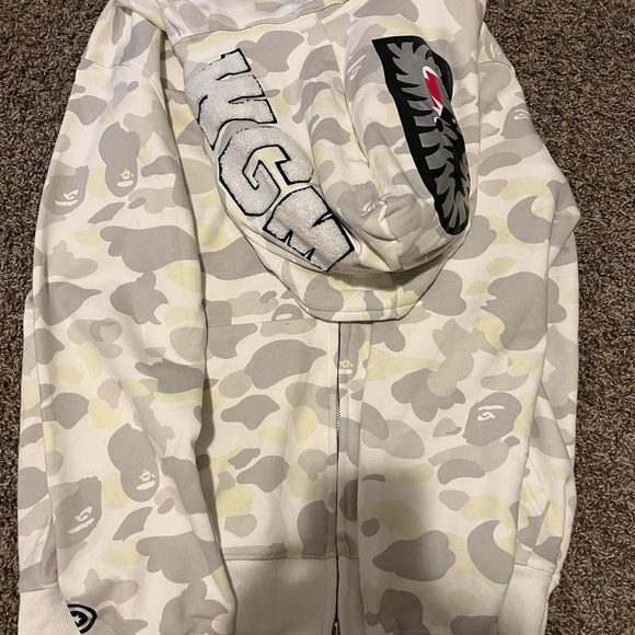 Bape Sweaters White Bape Camo Hoodie Mens Sizes All Sizes Poshmark